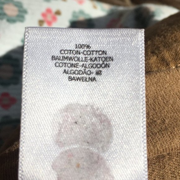 PetitBateau pink & grey floral skirt w/pockets - size 5G - Picture 6 of 9